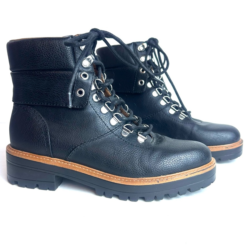 ❗️Indigo rd. faux leather black ankle boots size 7-7.5